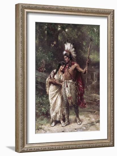 Hiawatha's Wedding Journey-Jean Leon Gerome Ferris-Framed Giclee Print