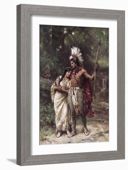 Hiawatha's Wedding Journey-Jean Leon Gerome Ferris-Framed Giclee Print