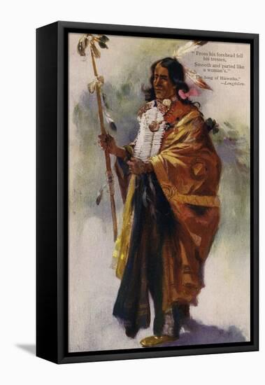 Hiawatha-Charles Marion Russell-Framed Premier Image Canvas