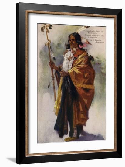 Hiawatha-Charles Marion Russell-Framed Giclee Print