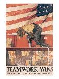 Teamwork Wins Poster-Hibberd V.B. Kline-Framed Giclee Print