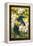 Hibiscus and Parrots, C.1910-20 (Leaded Fravile Glass)-Louis Comfort Tiffany-Framed Premier Image Canvas