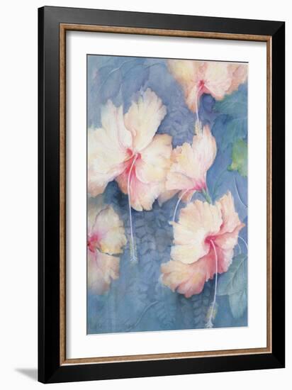 Hibiscus, Apricot-Karen Armitage-Framed Giclee Print