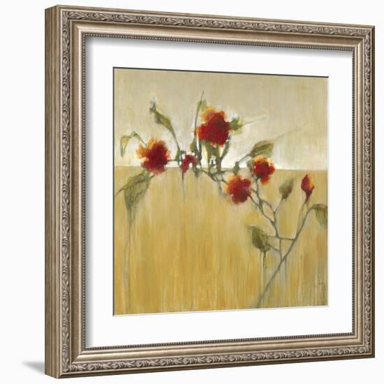 Hibiscus Blooms-Terri Burris-Framed Art Print