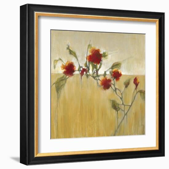 Hibiscus Blooms-Terri Burris-Framed Art Print