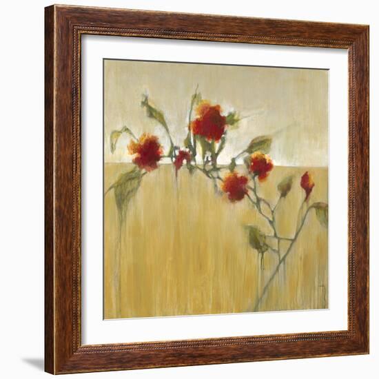 Hibiscus Blooms-Terri Burris-Framed Art Print