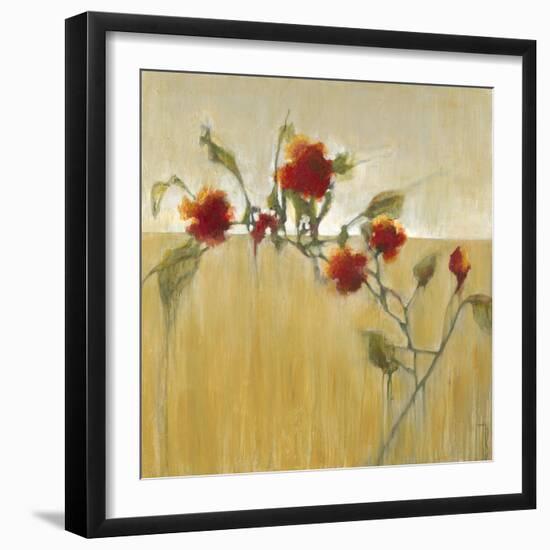 Hibiscus Blooms-Terri Burris-Framed Art Print