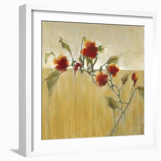 Hibiscus Blooms-Terri Burris-Framed Art Print