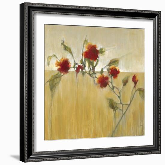 Hibiscus Blooms-Terri Burris-Framed Art Print