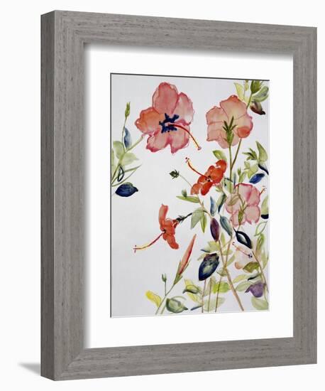 Hibiscus Flowerpiece-Sir Roy Calne-Framed Giclee Print