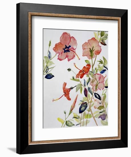 Hibiscus Flowerpiece-Sir Roy Calne-Framed Giclee Print