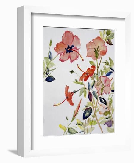 Hibiscus Flowerpiece-Sir Roy Calne-Framed Giclee Print