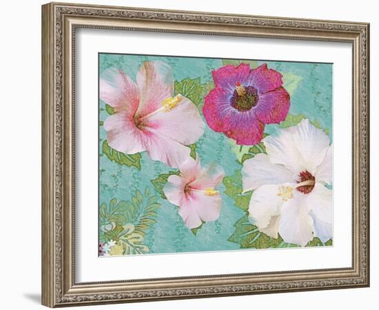 Hibiscus Flowers-Jeffrey Cadwallader-Framed Art Print