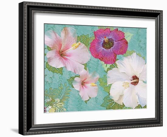 Hibiscus Flowers-Jeffrey Cadwallader-Framed Art Print