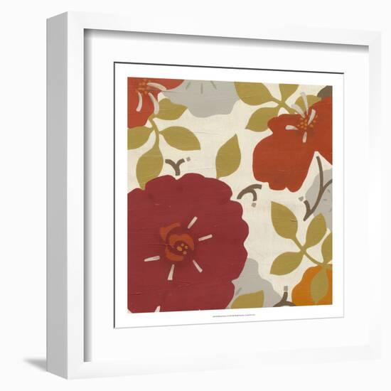 Hibiscus Fresco I-Erica J. Vess-Framed Art Print