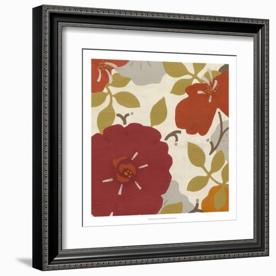 Hibiscus Fresco I-Erica J. Vess-Framed Art Print