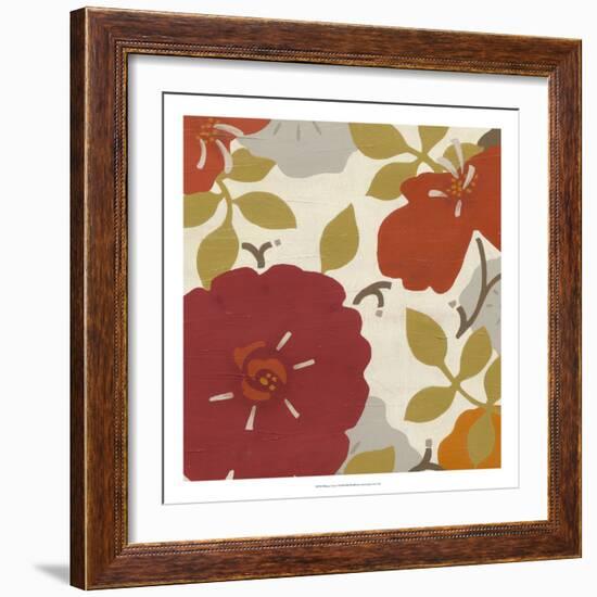 Hibiscus Fresco I-Erica J. Vess-Framed Art Print