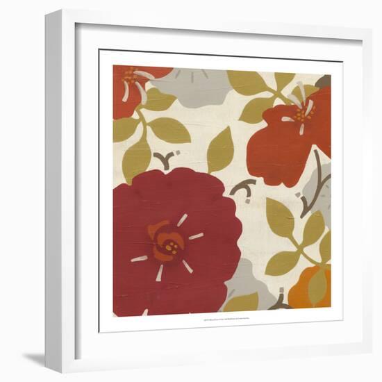 Hibiscus Fresco I-Erica J. Vess-Framed Art Print