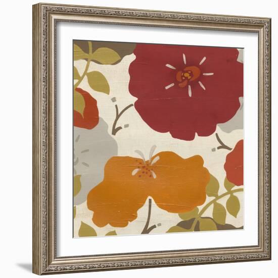 Hibiscus Fresco II-Erica J. Vess-Framed Art Print