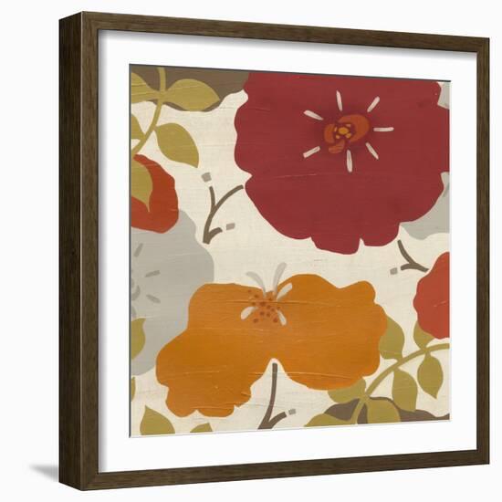 Hibiscus Fresco II-Erica J. Vess-Framed Art Print