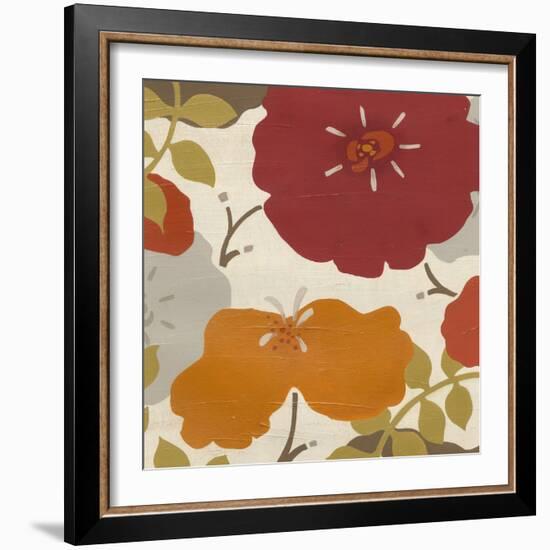 Hibiscus Fresco II-Erica J. Vess-Framed Art Print