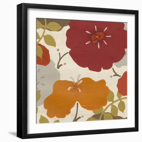 Hibiscus Fresco II-Erica J. Vess-Framed Art Print