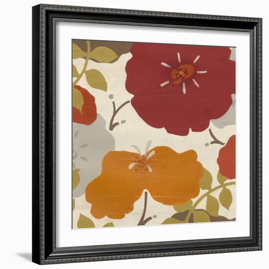 Hibiscus Fresco II-Erica J. Vess-Framed Art Print