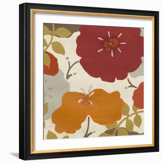 Hibiscus Fresco II-Erica J. Vess-Framed Art Print