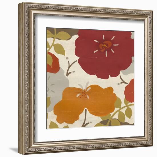 Hibiscus Fresco II-Erica J. Vess-Framed Art Print