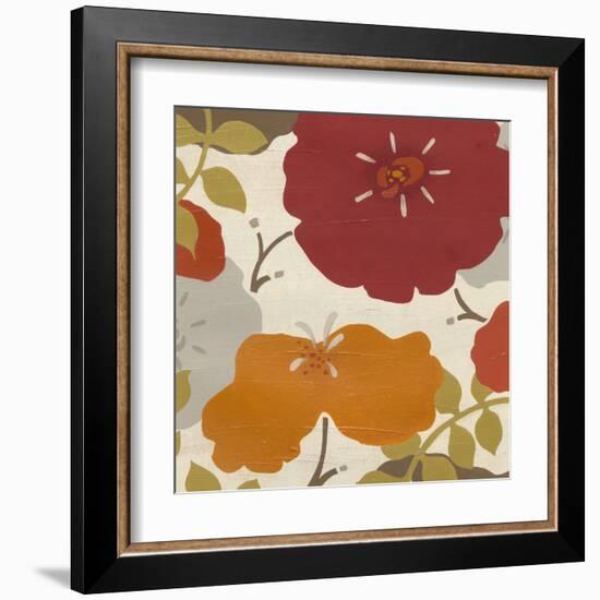 Hibiscus Fresco II-Erica J. Vess-Framed Art Print