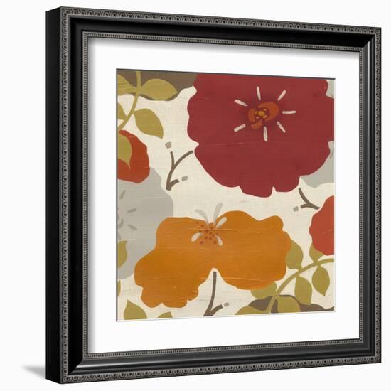 Hibiscus Fresco II-Erica J. Vess-Framed Art Print