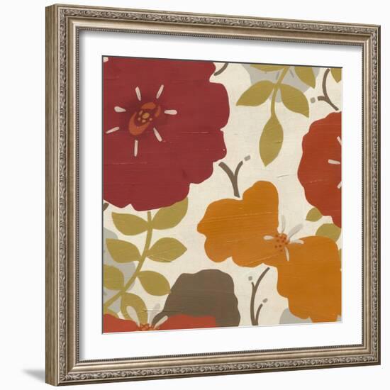 Hibiscus Fresco III-Erica J. Vess-Framed Art Print