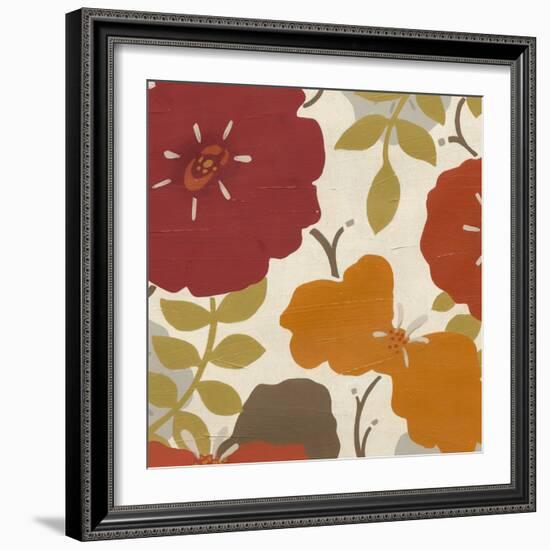 Hibiscus Fresco III-Erica J. Vess-Framed Art Print