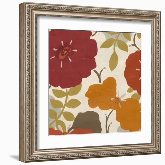 Hibiscus Fresco III-Erica J. Vess-Framed Art Print