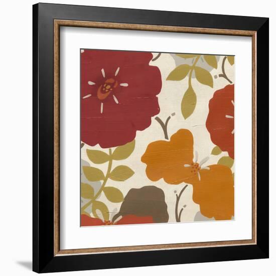 Hibiscus Fresco III-Erica J. Vess-Framed Art Print