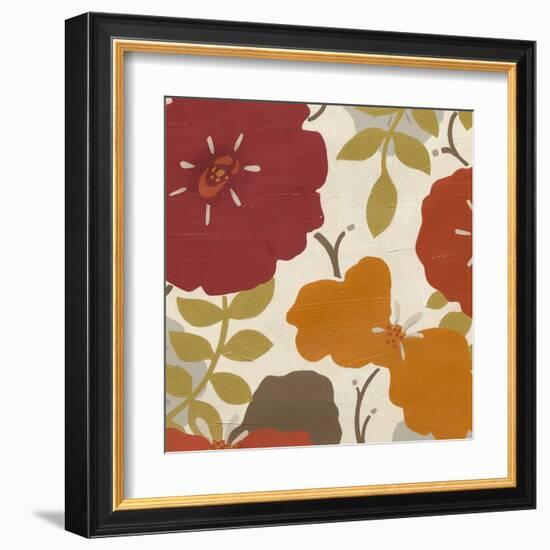 Hibiscus Fresco III-Erica J. Vess-Framed Art Print