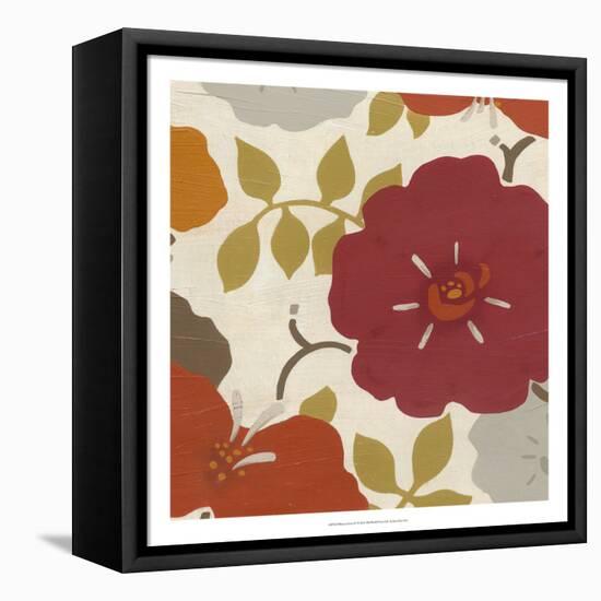 Hibiscus Fresco IV-Erica J. Vess-Framed Stretched Canvas