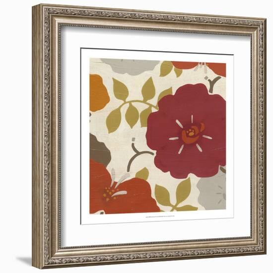 Hibiscus Fresco IV-Erica J. Vess-Framed Art Print