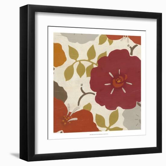 Hibiscus Fresco IV-Erica J. Vess-Framed Art Print