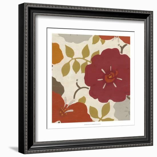 Hibiscus Fresco IV-Erica J. Vess-Framed Art Print