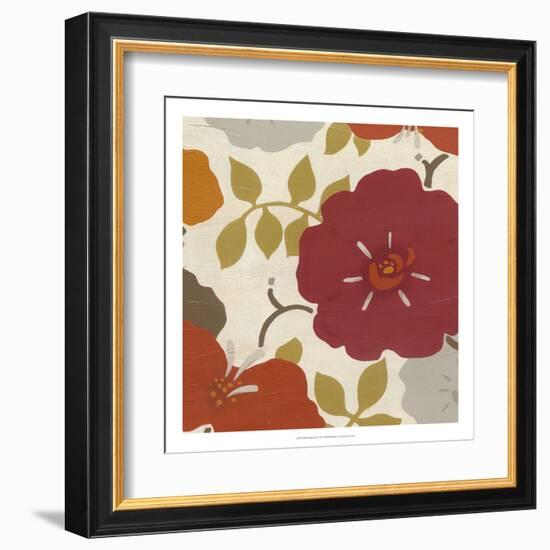 Hibiscus Fresco IV-Erica J. Vess-Framed Art Print