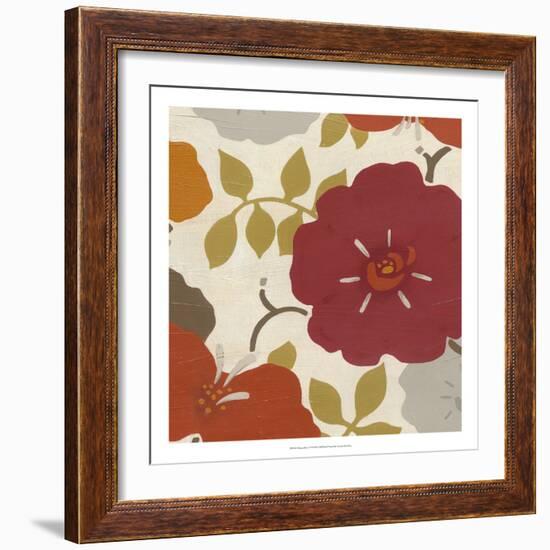 Hibiscus Fresco IV-Erica J. Vess-Framed Art Print