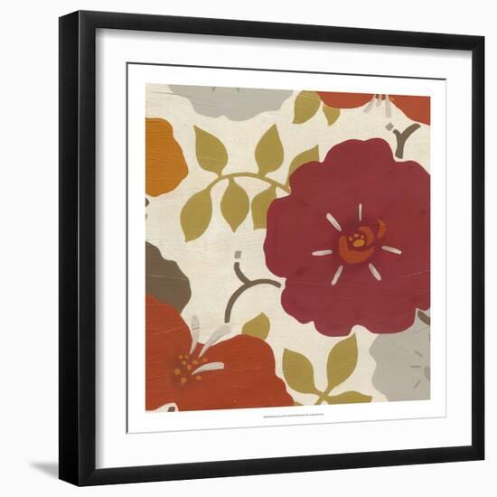 Hibiscus Fresco IV-Erica J. Vess-Framed Art Print