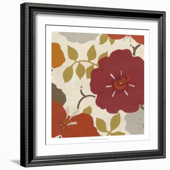 Hibiscus Fresco IV-Erica J. Vess-Framed Art Print