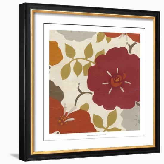 Hibiscus Fresco IV-Erica J. Vess-Framed Art Print