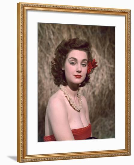 Hibiscus Girl 1950s-Charles Woof-Framed Photographic Print