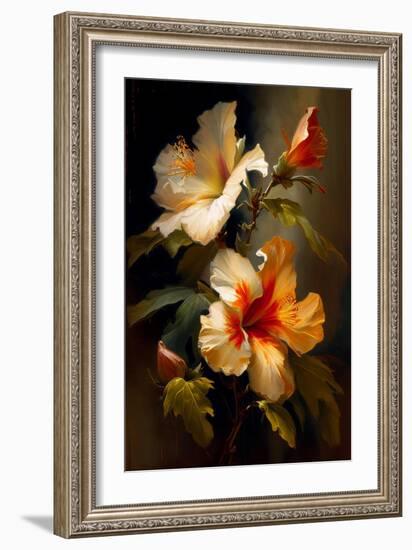 Hibiscus I-Vivienne Dupont-Framed Art Print