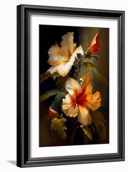 Hibiscus I-Vivienne Dupont-Framed Art Print