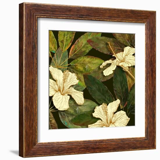 Hibiscus Leaves I-Patricia Pinto-Framed Art Print