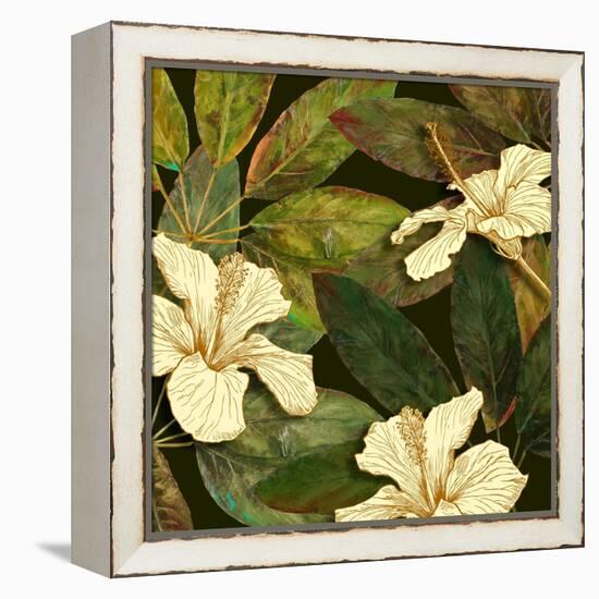 Hibiscus Leaves I-Patricia Pinto-Framed Stretched Canvas